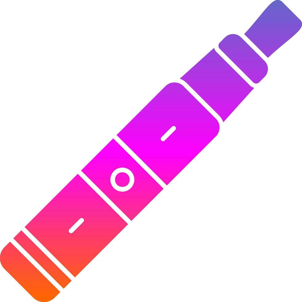 Electronic Cigarette Vector Icon Design