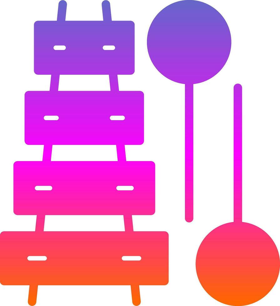 Xylophone Vector Icon Design