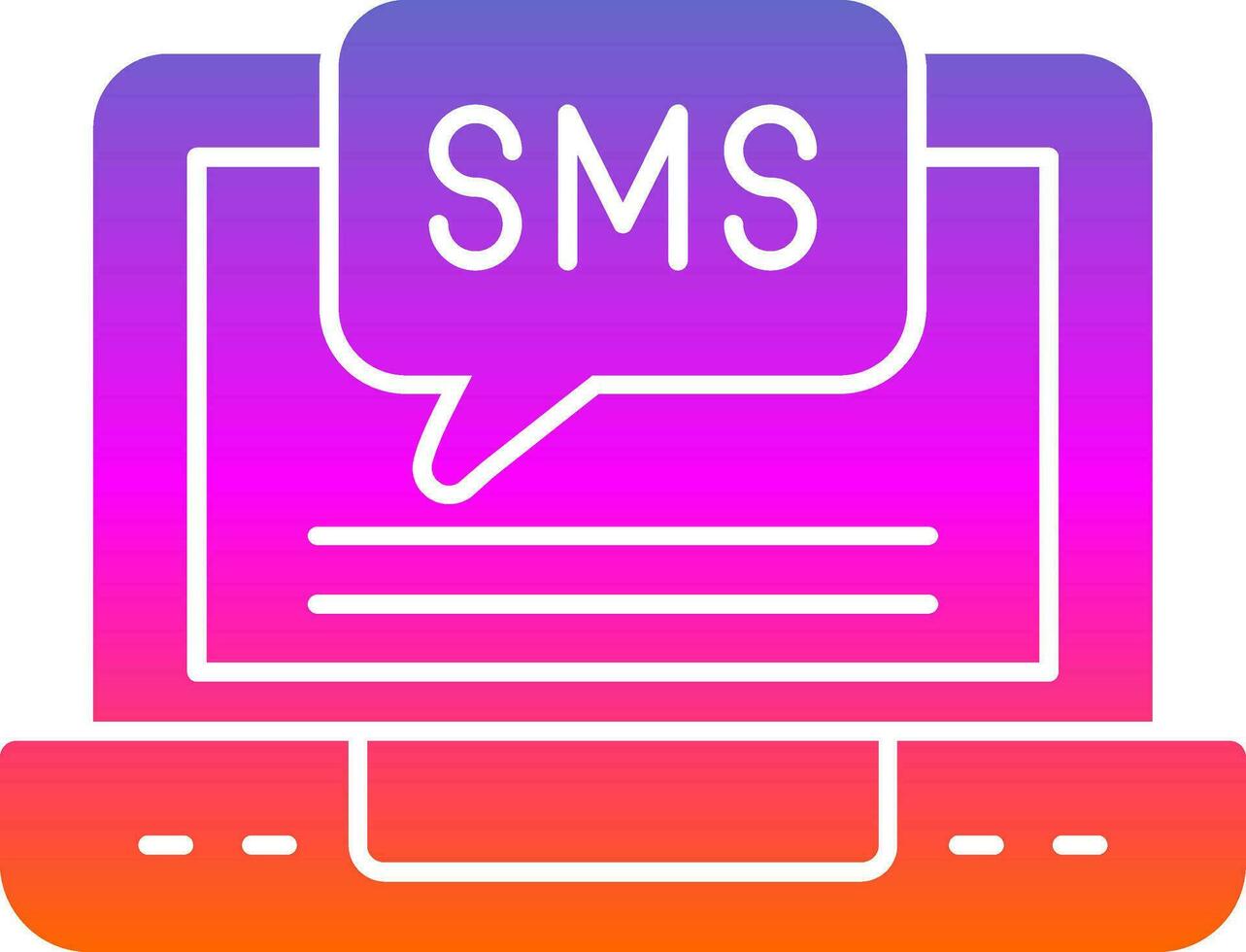 Sms Vector Icon Design