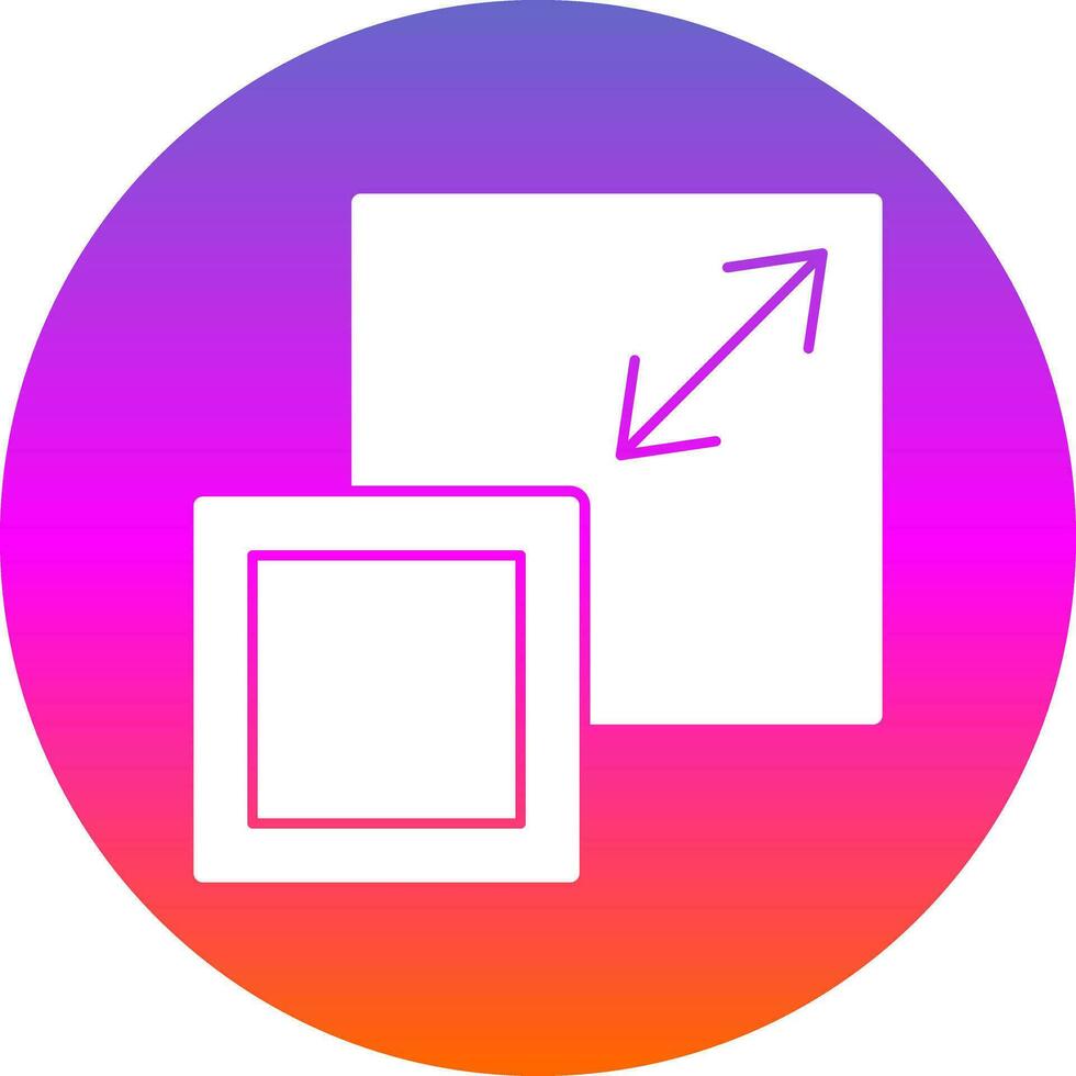 Resize Vector Icon Design