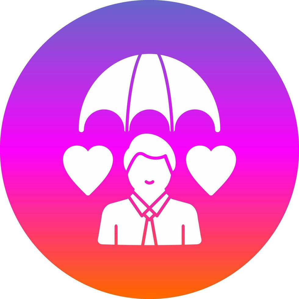 Life Insurance Vector Icon Design