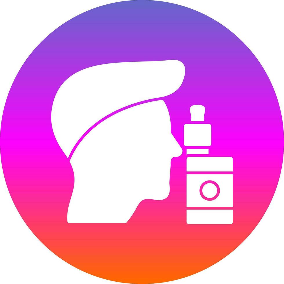 Vaping Vector Icon Design
