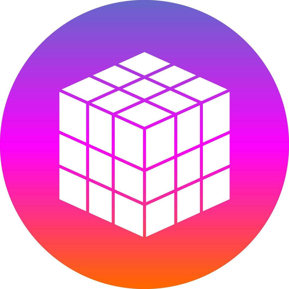 rubik vector icono diseño