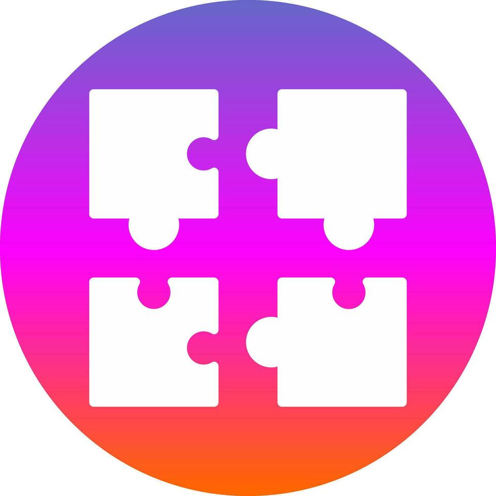 Puzzle Vector Icon Design