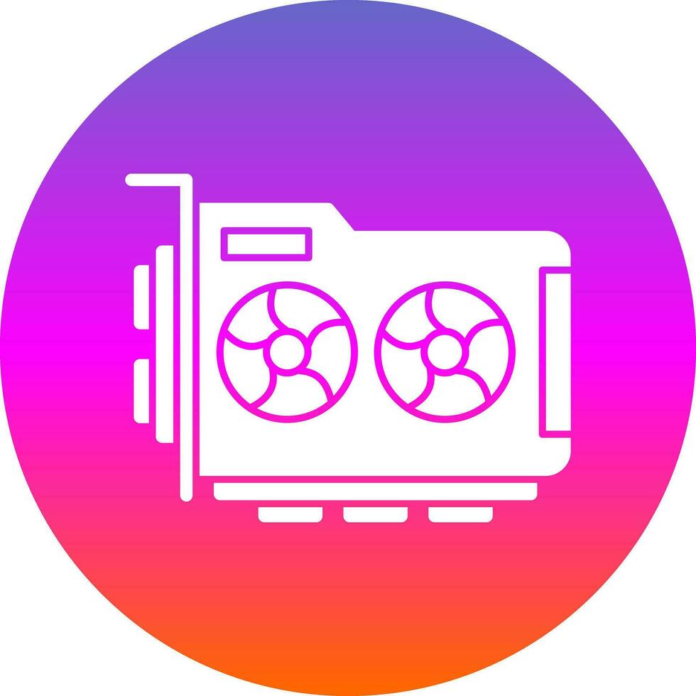 Graphic Card Vector Icon Design