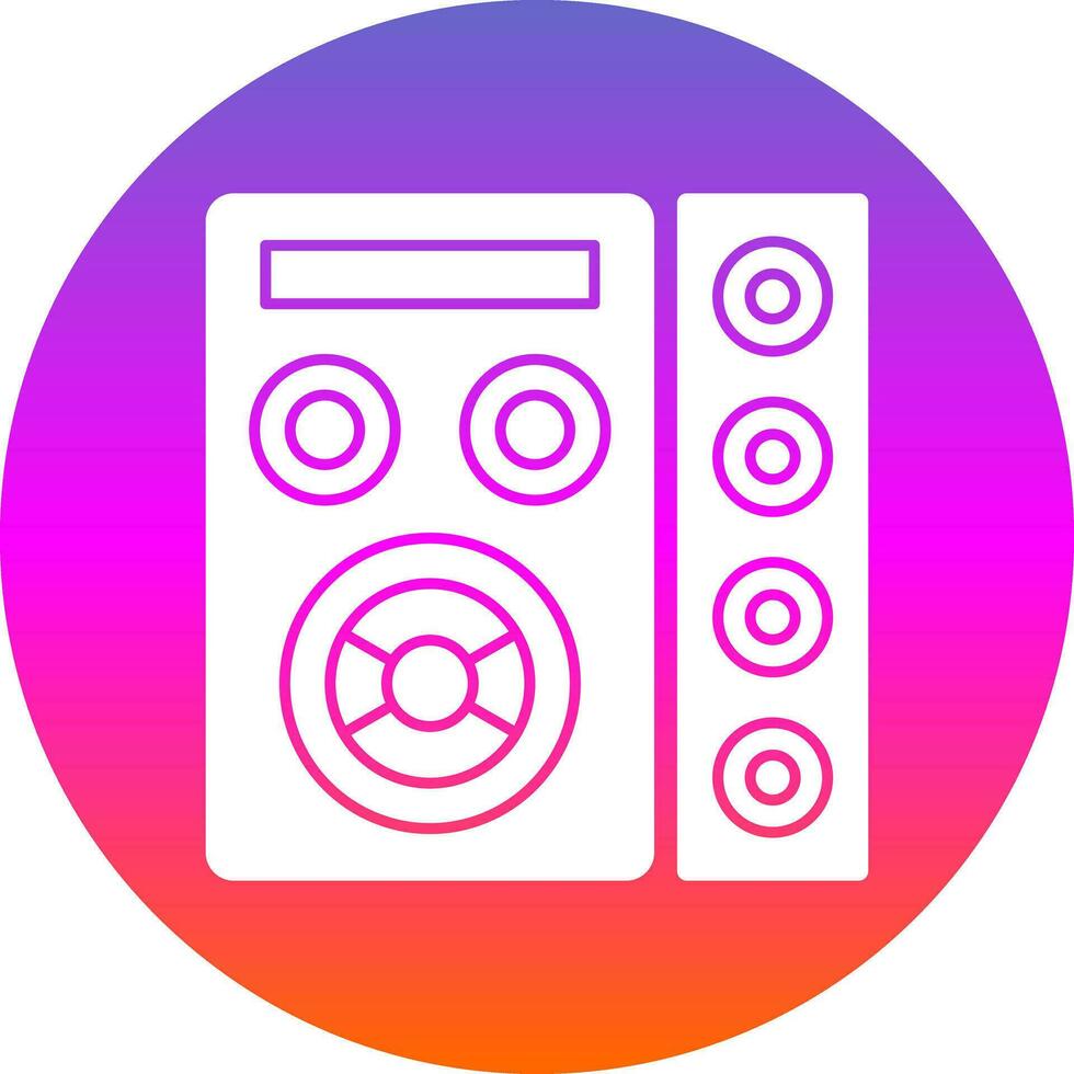 Speaker Vector Icon Design