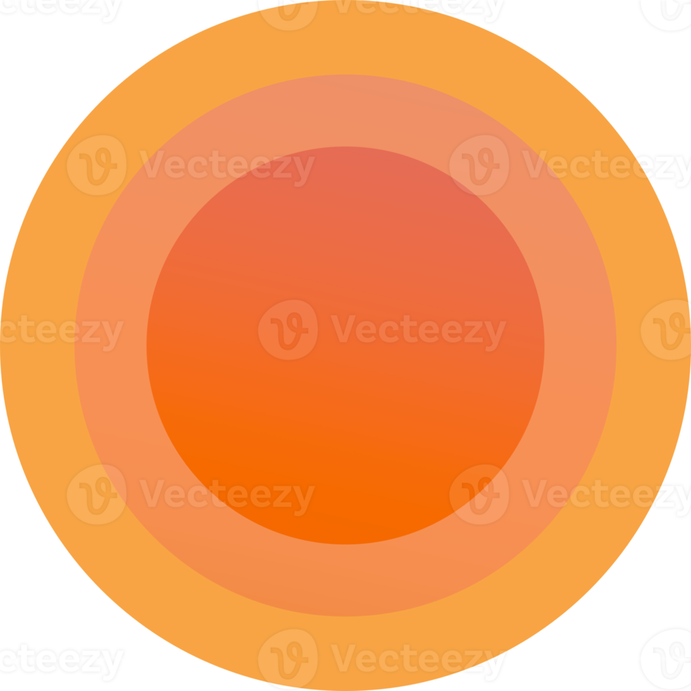round button vibran circles in color gradient PNG