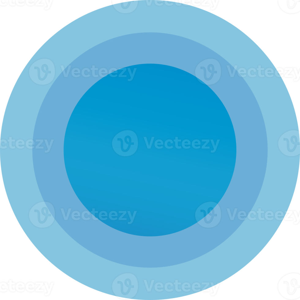 round button vibran circles in color gradient PNG