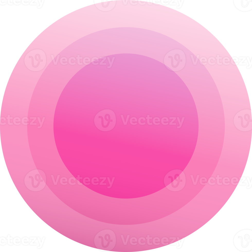 round button vibran circles in color gradient PNG