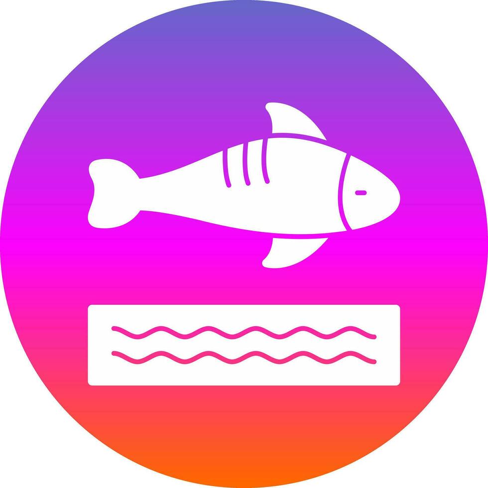 diseño de icono de vector de pescado