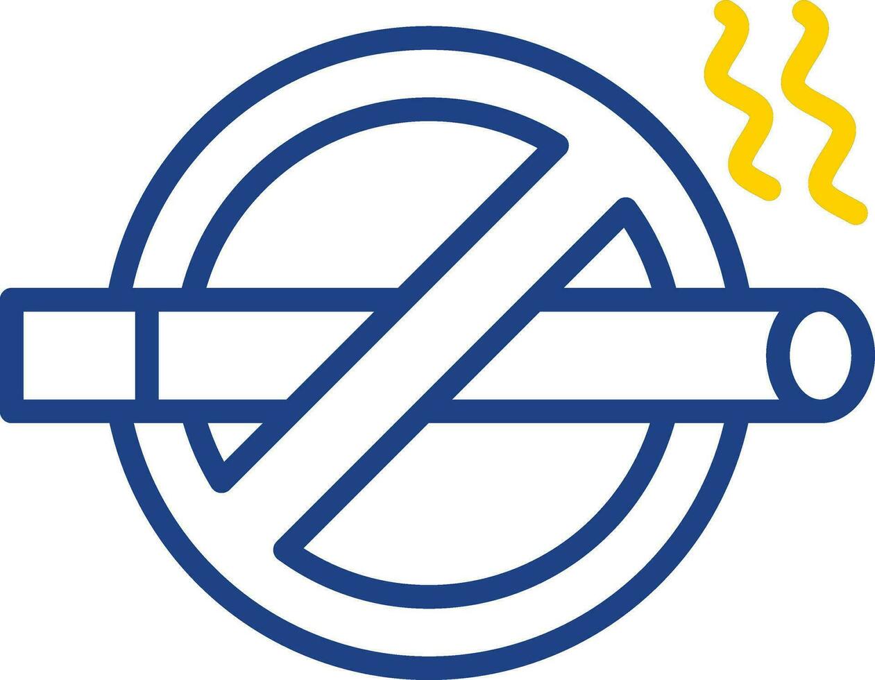 No Smoking Vector Icon Design