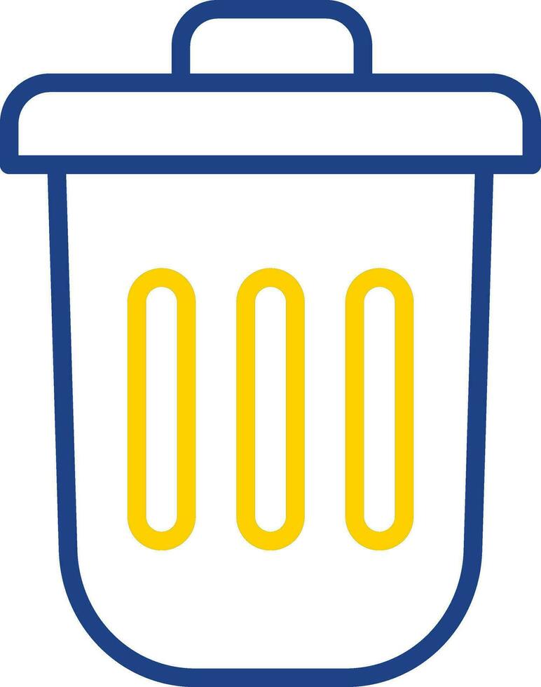 Dustbin Vector Icon Design