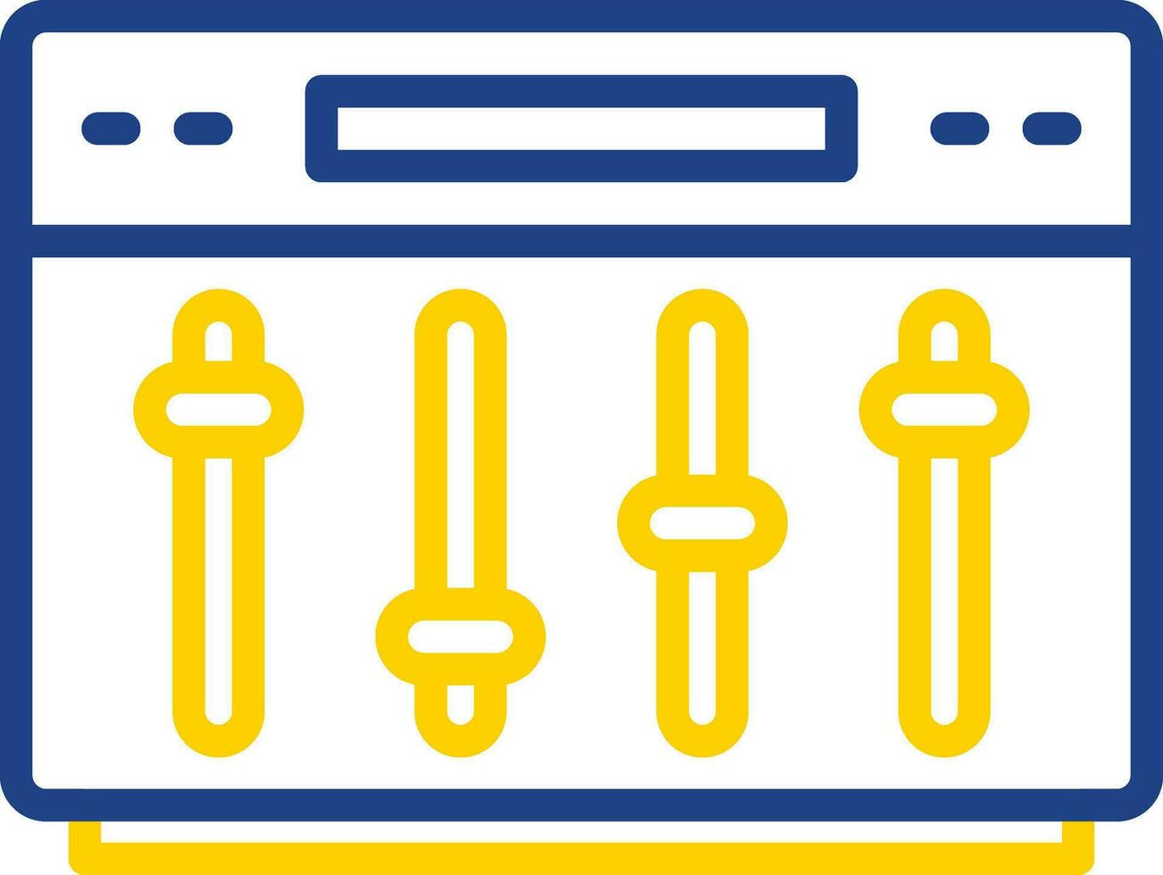 Equalizer Vector Icon Design