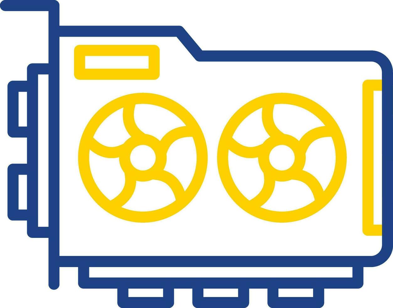 Graphic Card Vector Icon Design