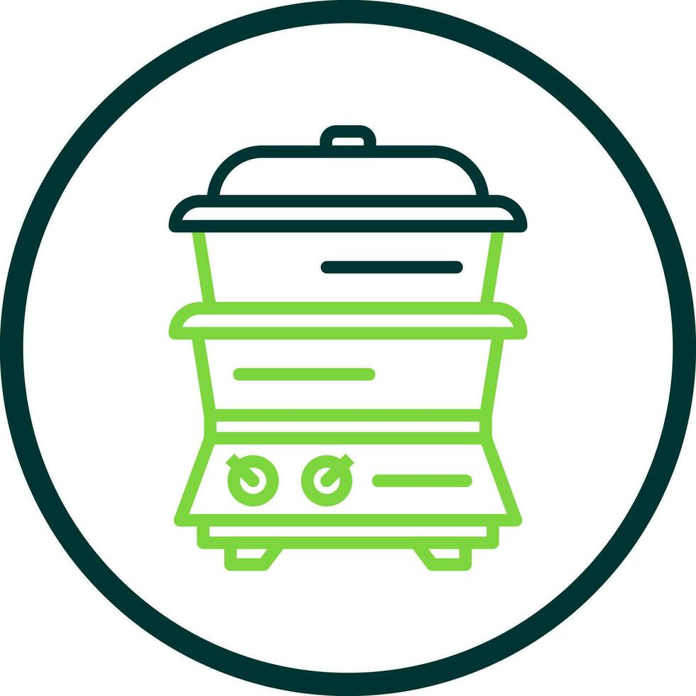 Steamer Vector Icon Design