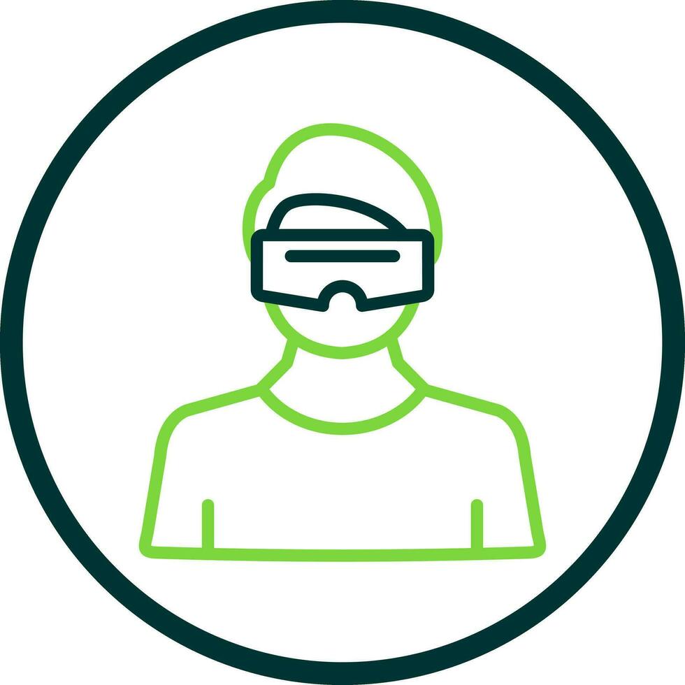 Virtual Reality Vector Icon Design