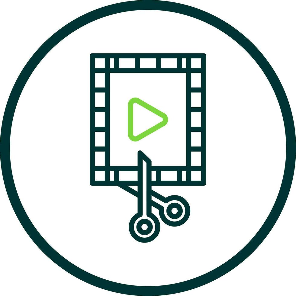 Video Editor Vector Icon Design