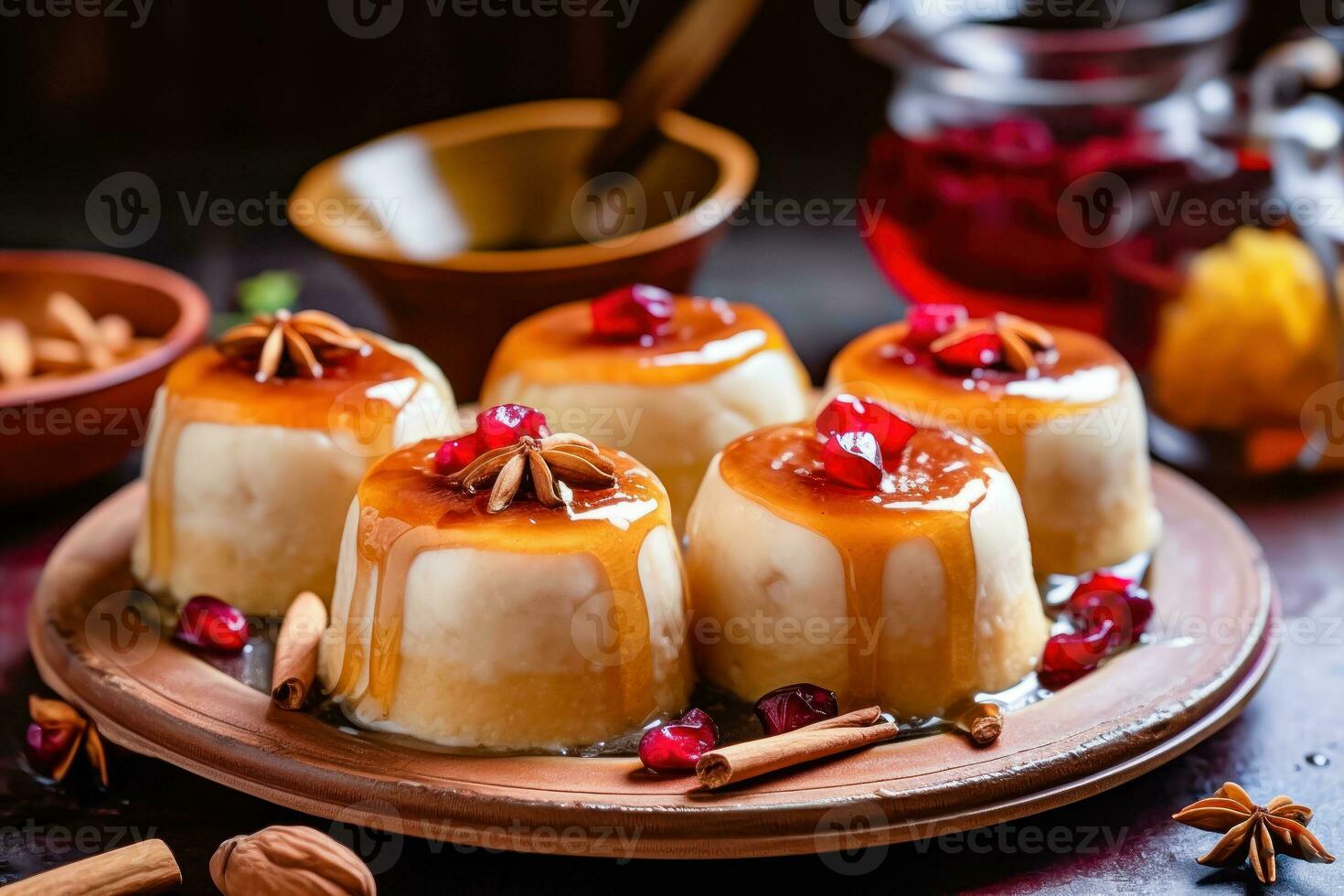 Turkish Sweet Delight - Handcrafted Dessert Perfection - Generative AI photo