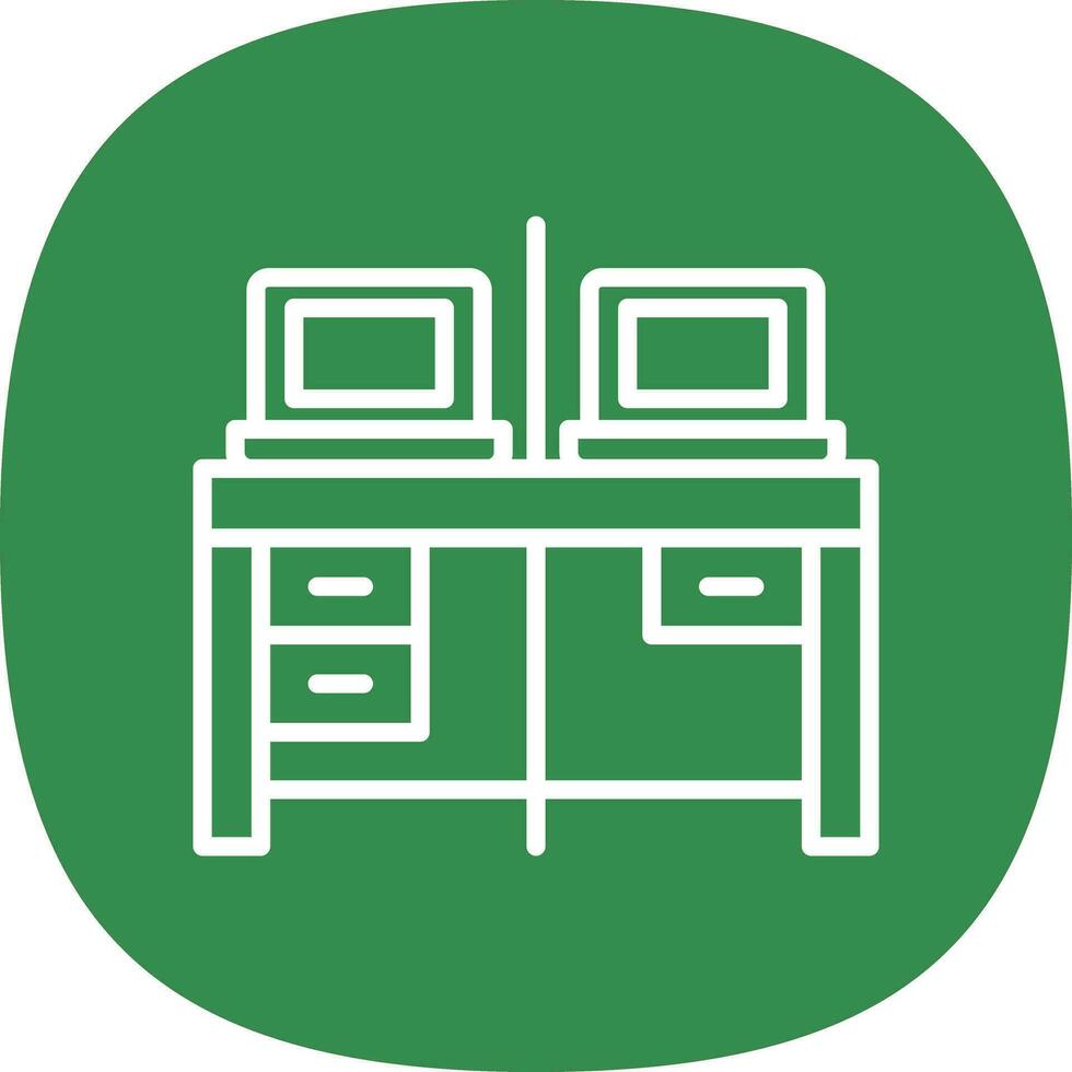 Work Space Vector Icon Design