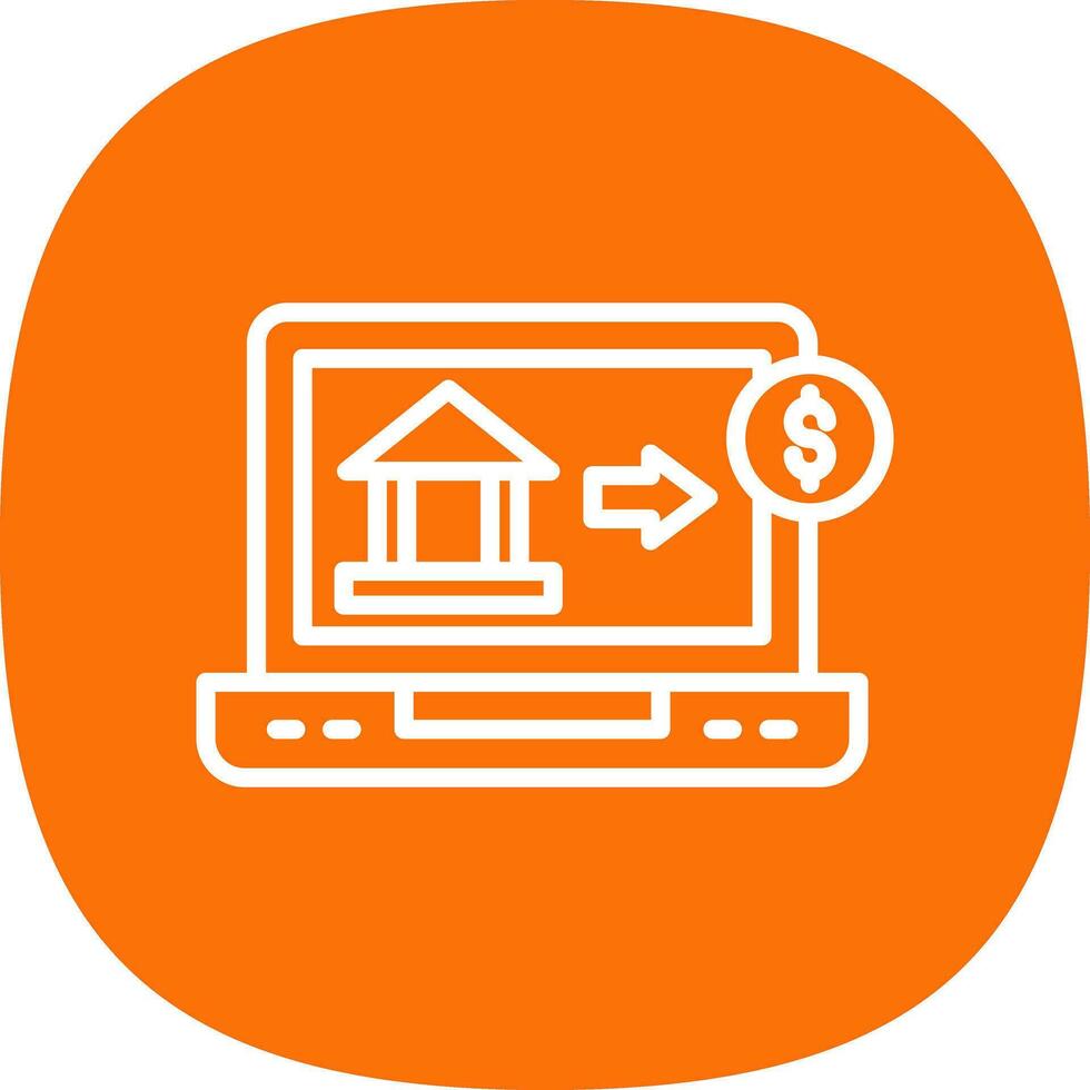 Online Banking Vector Icon Design