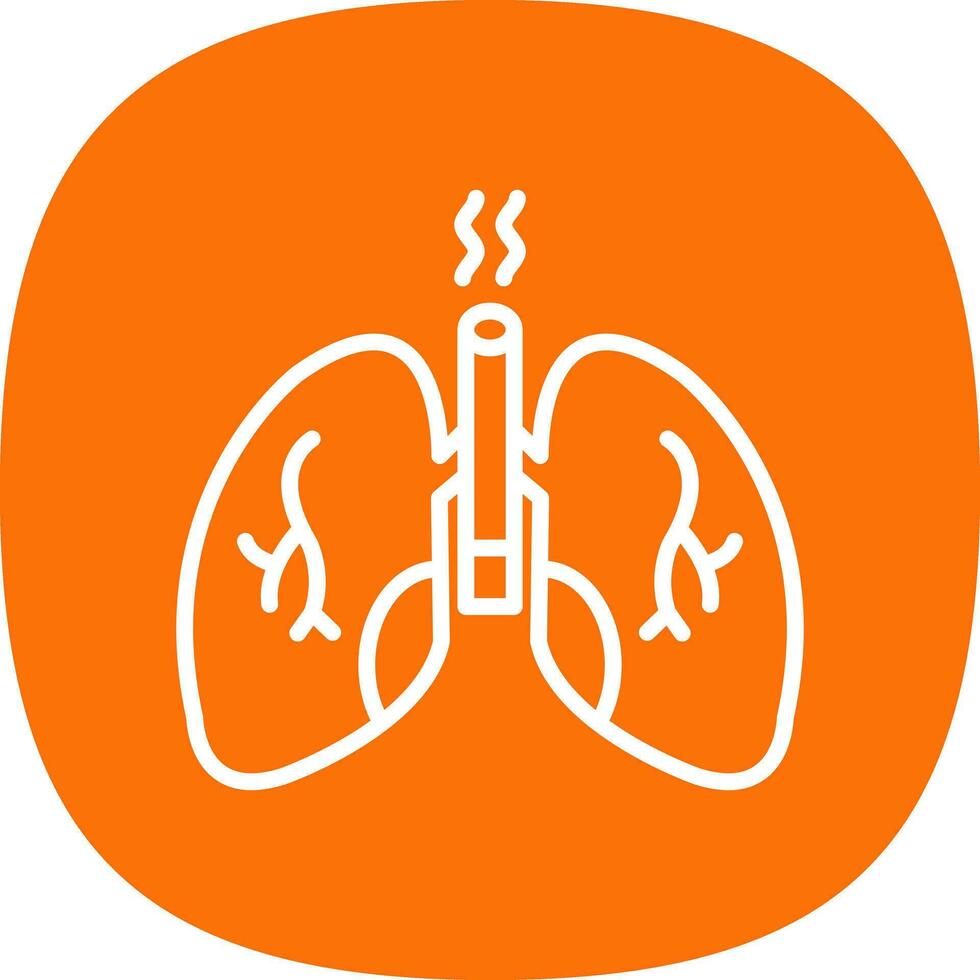 Lungs Vector Icon Design