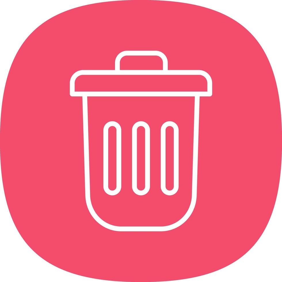 Dustbin Vector Icon Design