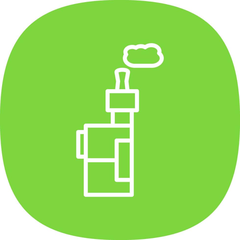 Electronic Cigarette Vector Icon Design