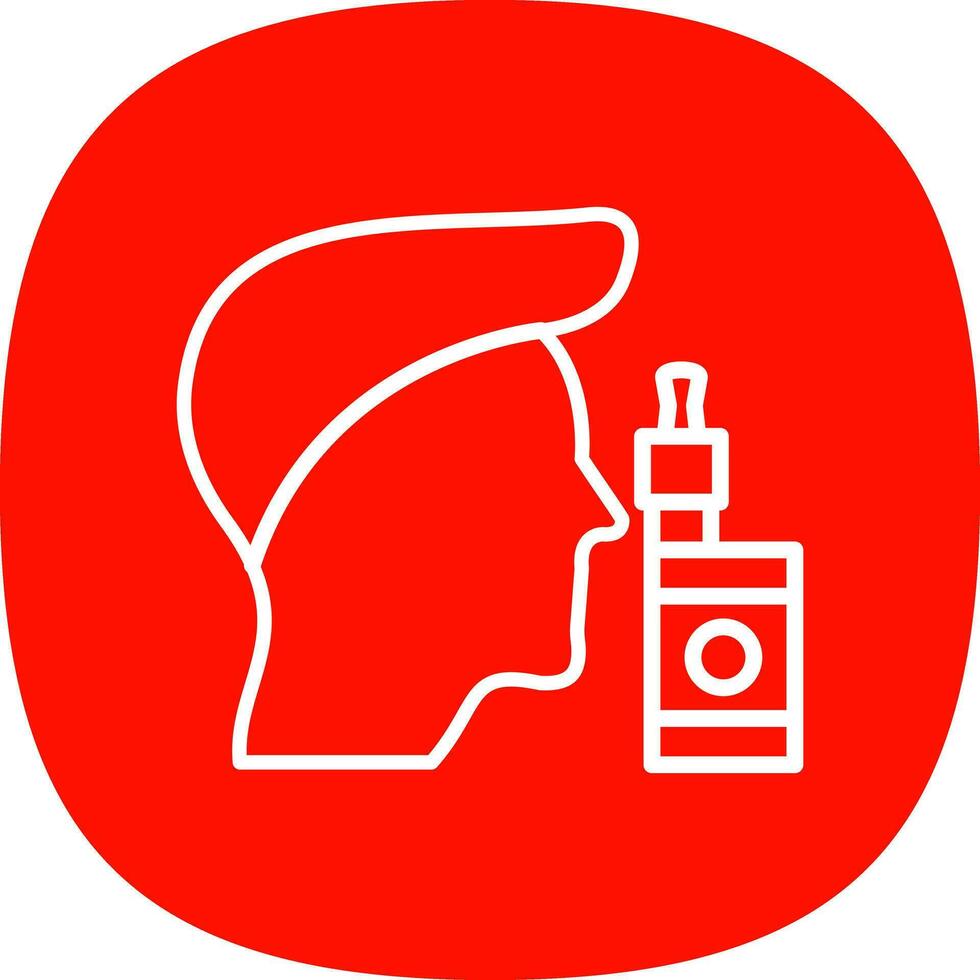 Vaping Vector Icon Design