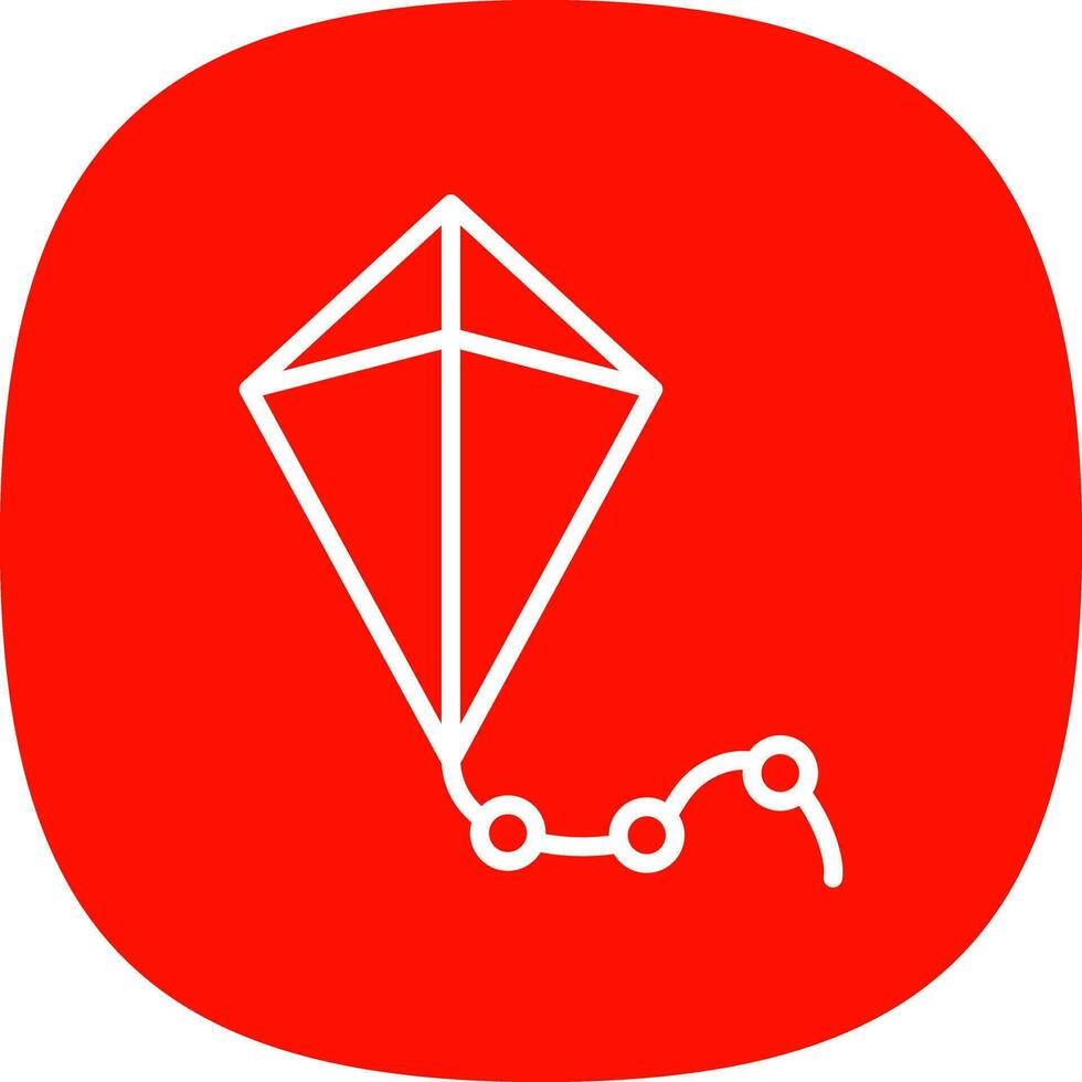 Kite Vector Icon Design