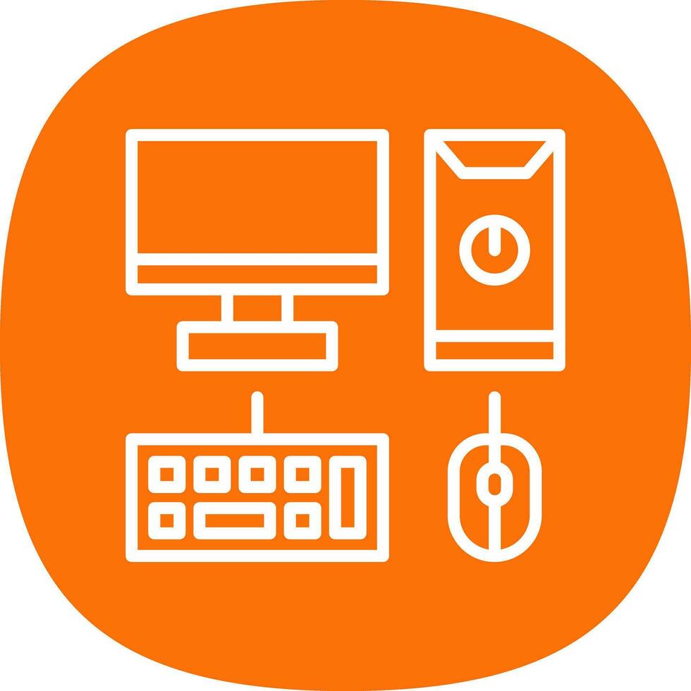 Computer Vector Icon Design