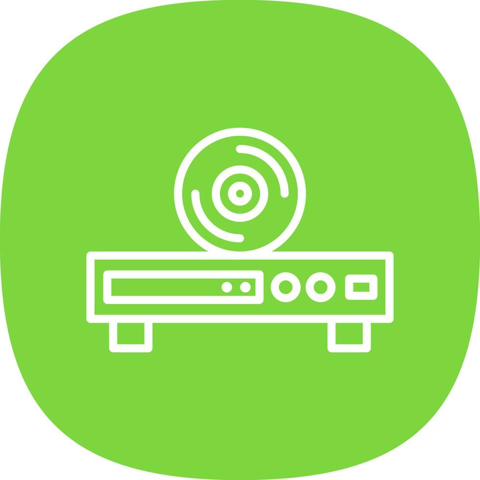 Dvd Player Vector Icon Design