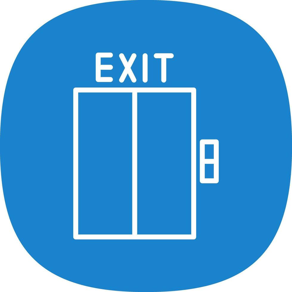 Exit Vector Icon Design