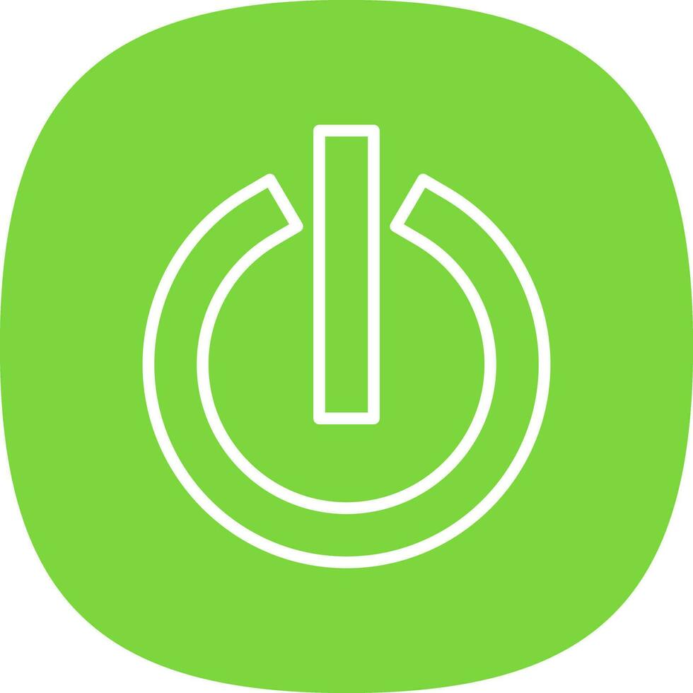 Power Button Vector Icon Design