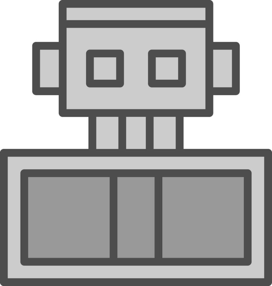 diseño de icono de vector de robot