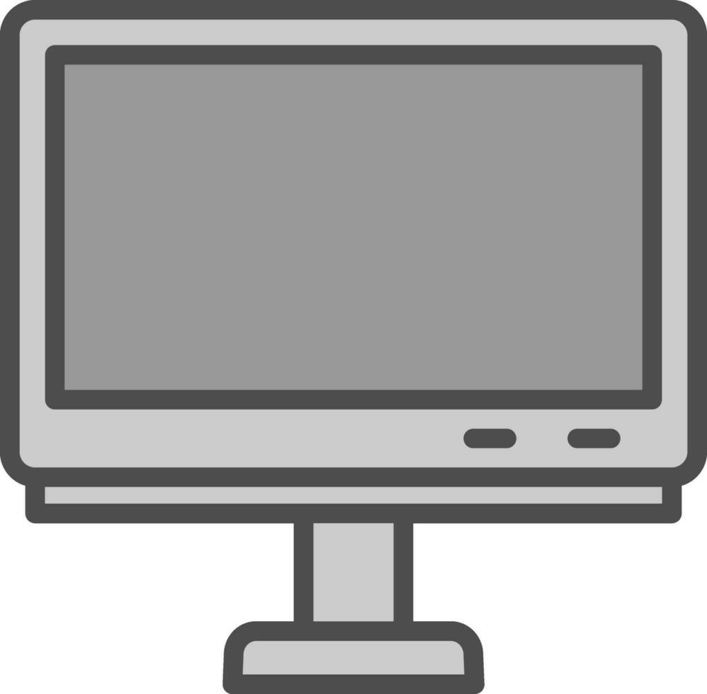 Monitor Vector Icon Design