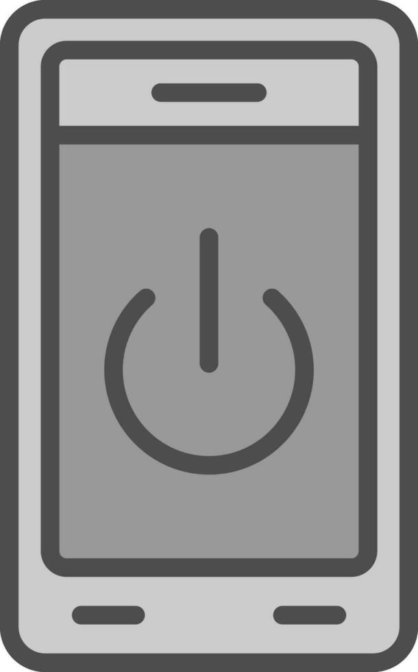 Power Off Vector Icon Design