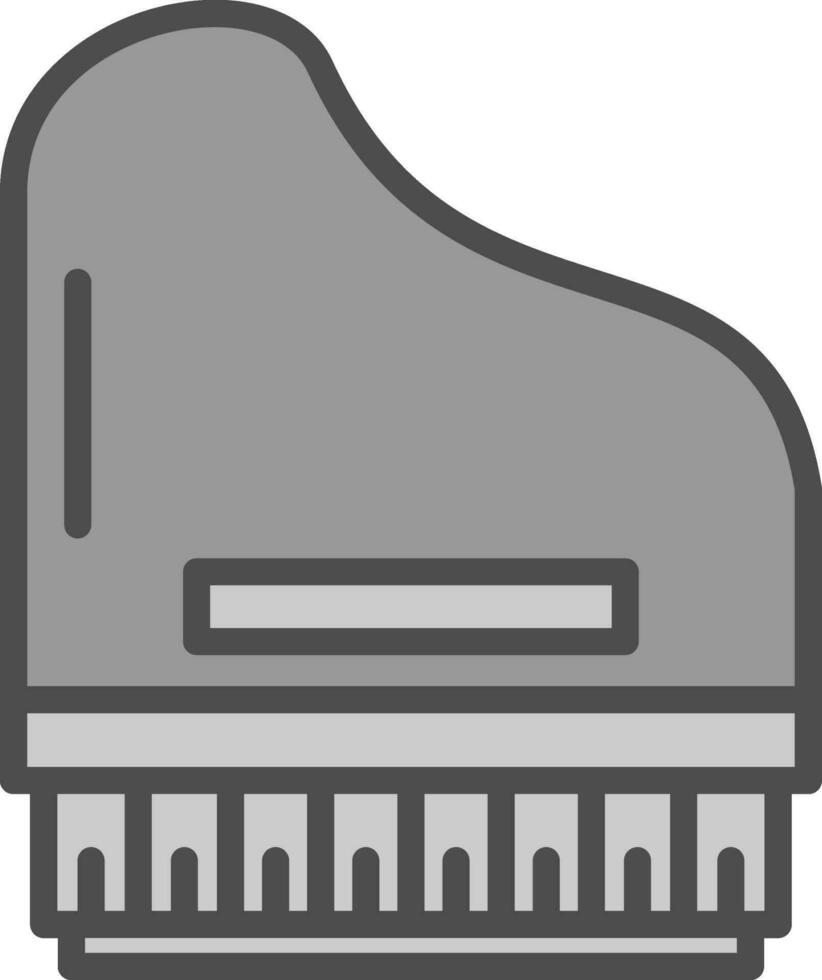 diseño de icono de vector de piano