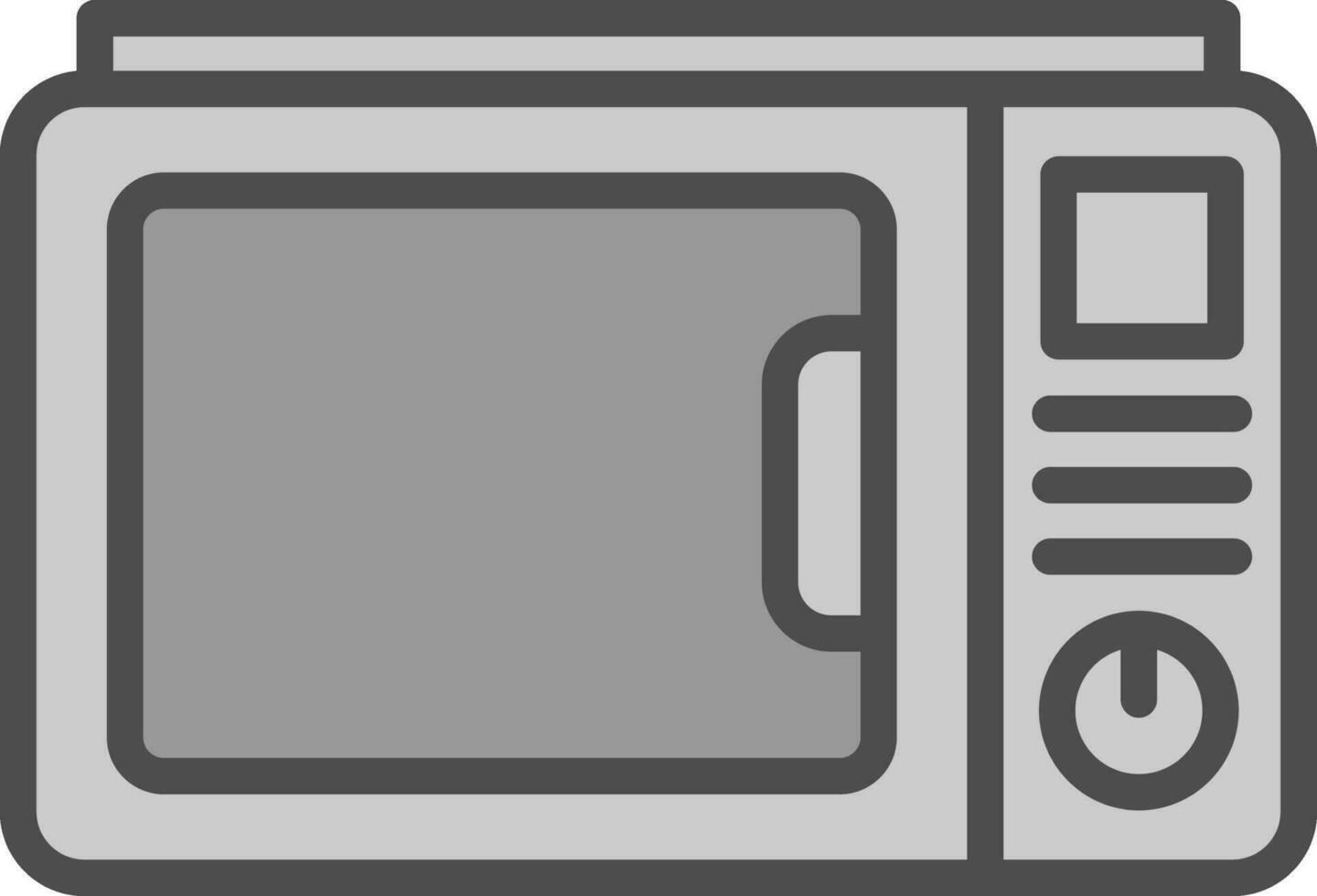 Microwave Vector Icon Design