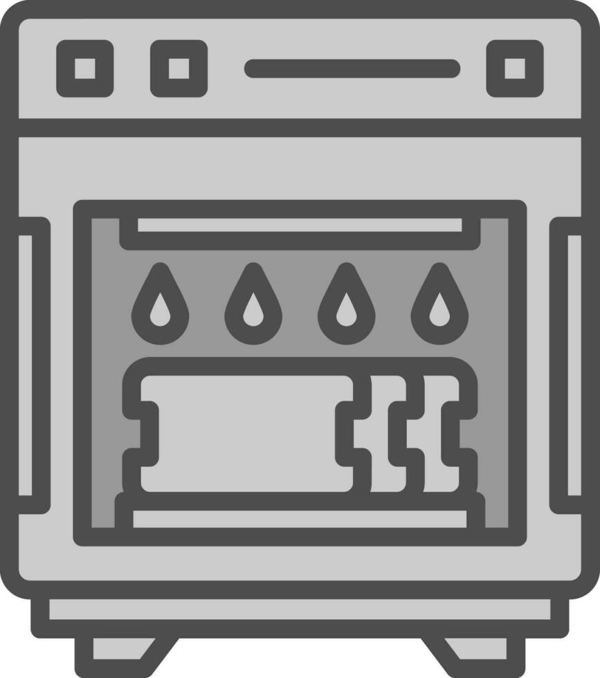 Dish Washer Vector Icon Design