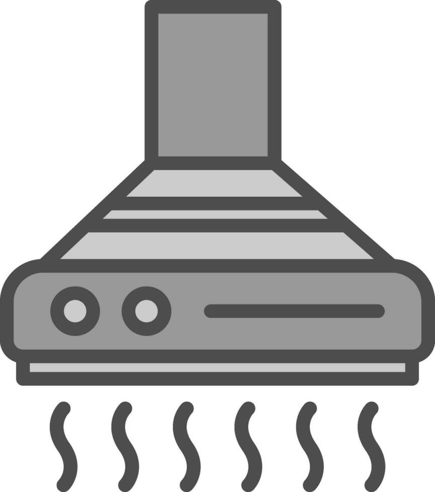 Extractor Hood Vector Icon Design
