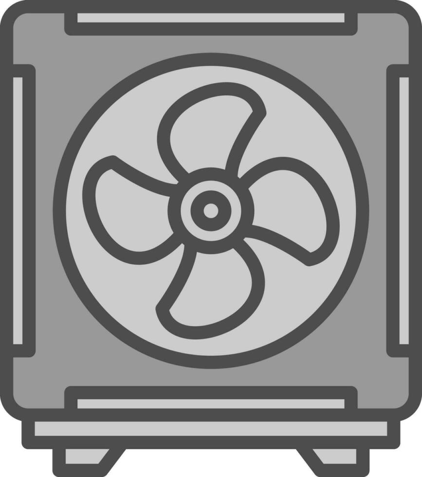 Cooling Fan Vector Icon Design