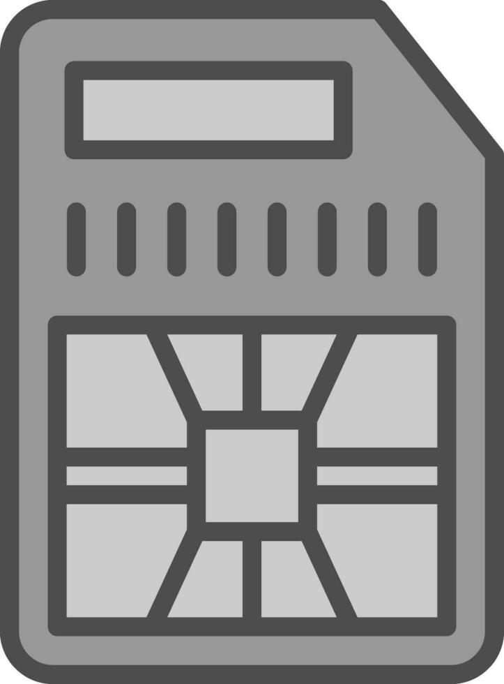 diseño de icono de vector de tarjeta sim