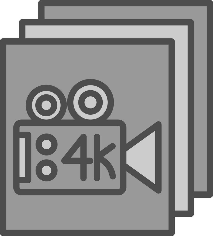 Video Film Vector Icon Design