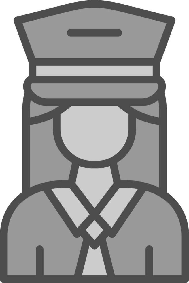 Captain Vector Icon Design