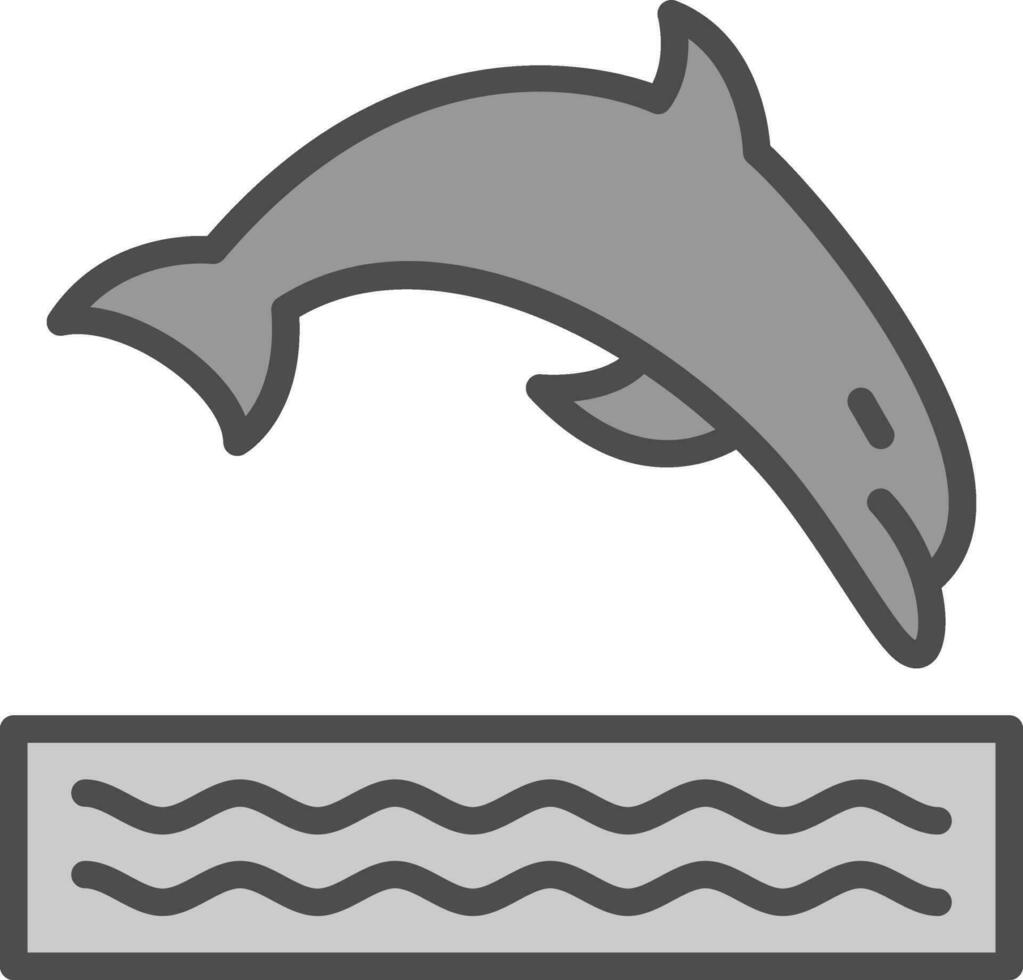 Dolphin Vector Icon Design