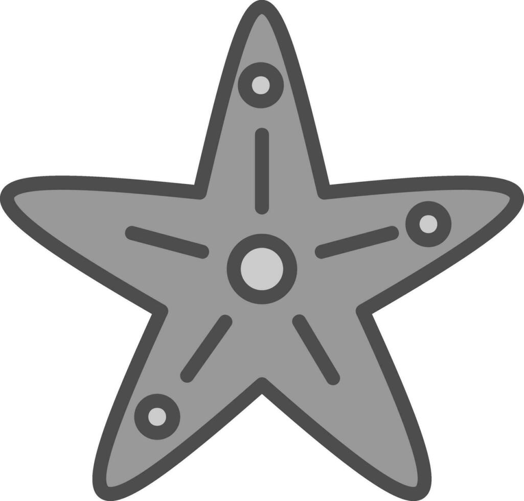 diseño de icono de vector de estrella de mar