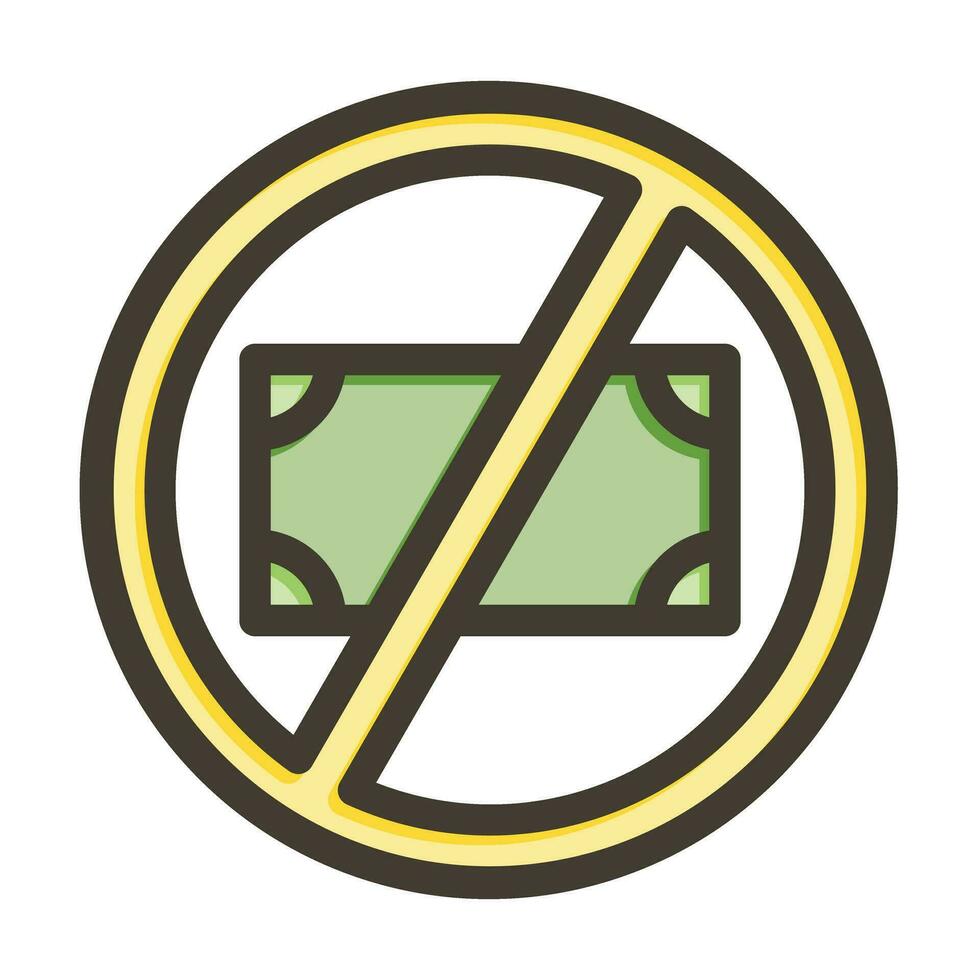 Stop Corruption Vector Thick Line Filled Colors Icon For Personal And Commercial Use.