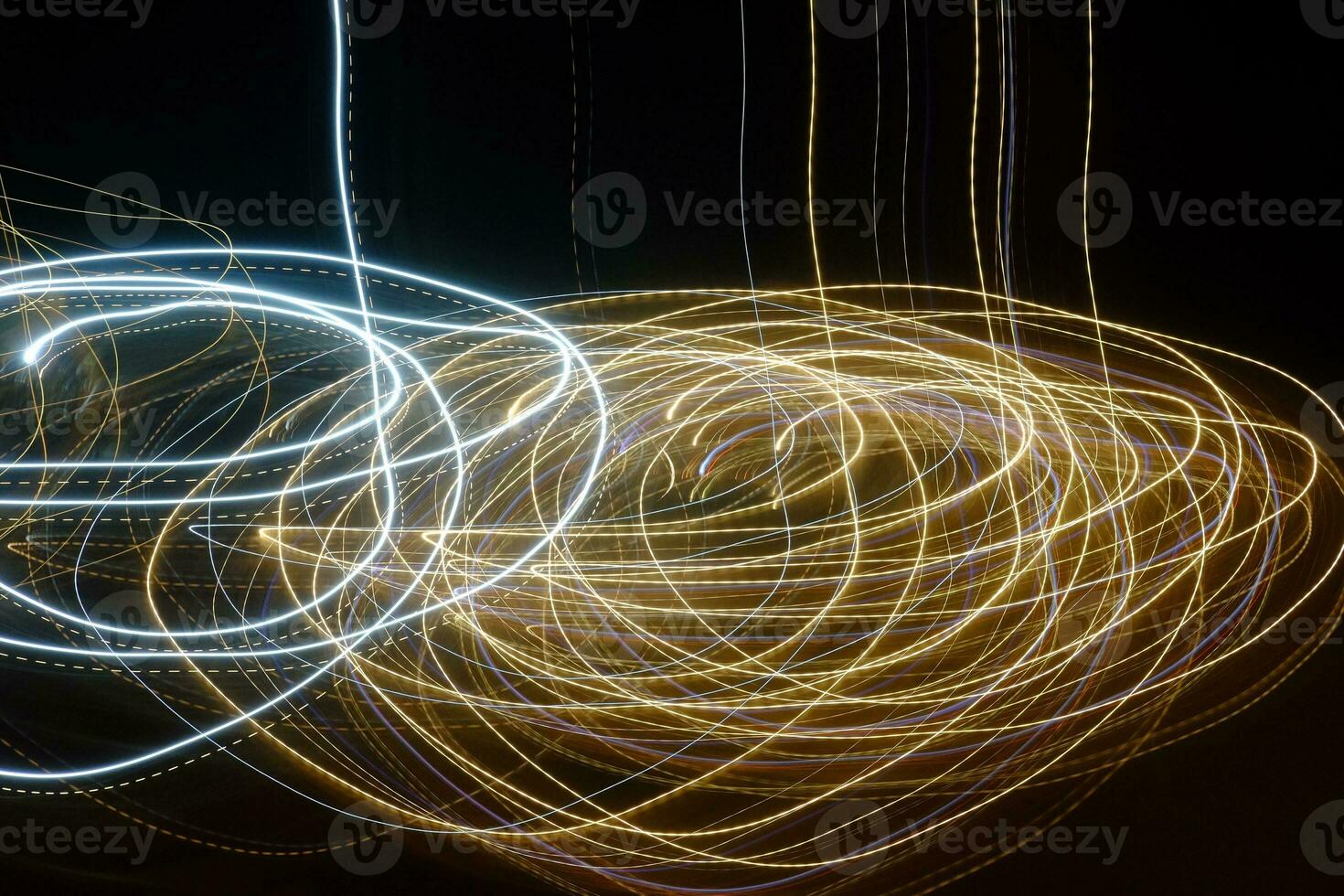 Freeze light. Abstract figure drawn by light. Picture drawn by light. An abstract picture. Decoration in bar, home, office photo