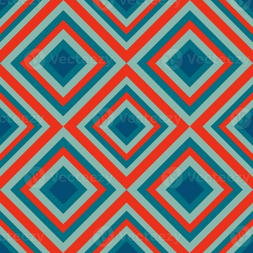 Vintage aestethic pattern with triangles in the style of the 70s and 60 photo