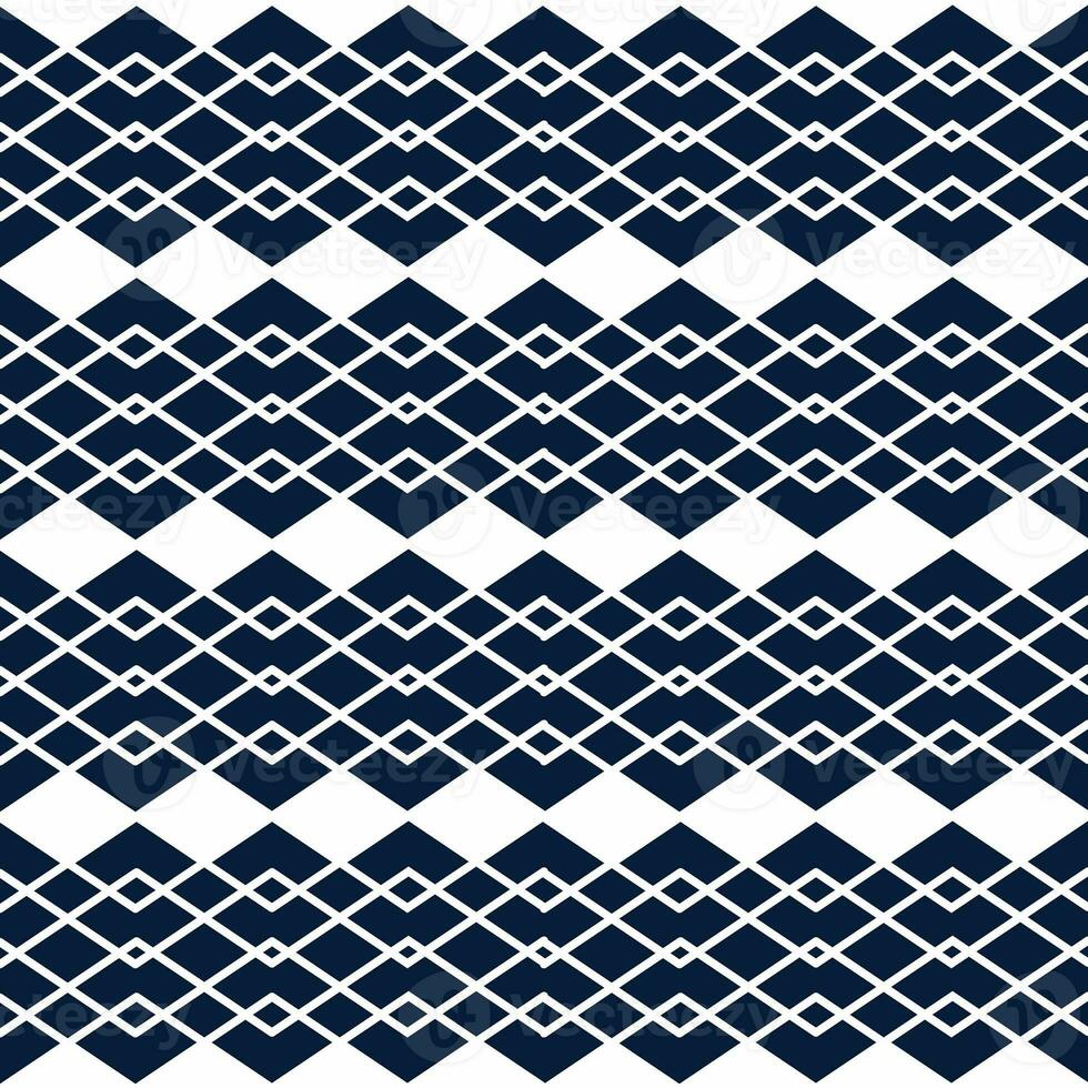 Seamless geometric pattern with rhombus photo
